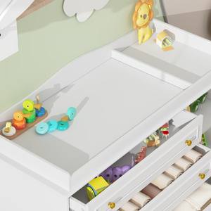 Table à <span class=keywords><strong>langer</strong></span> pour bébé Design d'emballage incurvé Étagères réglables <span class=keywords><strong>Armoire</strong></span> pour bébé <span class=keywords><strong>Armoire</strong></span> portable Meubles pour bébé - Product Image 3
