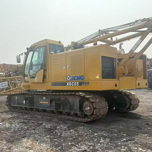 Grue sur chenilles XCMG XGC55 d'occasion en excellent état, 55 tonnes, flèche principale de 40 m, contrepoids de 16,3 t, environ 2500 heures de fonctionnement, année 2021 - Product Image 2