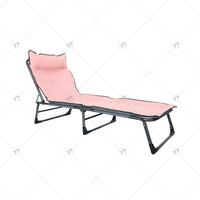 Lit pliant portable d'extérieur pour le camping, simple, léger et confortable