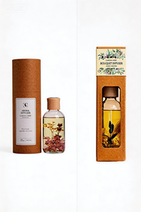 Diffuseur de parfum sans flamme Eternal Luxury 50ml, ensemble de bâtonnets parfumés, <span class=keywords><strong>bouteille</strong></span> en verre, fleur préservée, ornement d'intérieur, décoration pour la maison et l'hôtel - Product Image 6