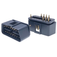 Conector OBD2 OBDII de 16 Pines para Automóvil, Color Negro, 12V 24V, Lector de Códigos para Abarth 124 Spider (2016-), en Oferta