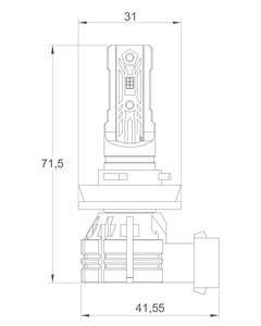Plug and Play 12V 3000K 6000K Jaune Blanc vert Led Phare Luces Bombillos Led ampoules de brouillard de voiture 9005 <span class=keywords><strong>HB3</strong></span> 9006 <span class=keywords><strong>HB4</strong></span> H8 H11 - Product Image 4