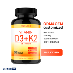 Gélules de Vitamines D3 et K2, Suppléments 10000 UI 20000 UI, Calcium, Magnésium, Zinc, Gélules de Vitamine D3 K2 - Product Image 5