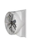 Équipement avicole Bonawind Ventilateur d'évacuation à faible bruit de 48 pouces avec moteur EC pour les hangars à vaches, les hangars à moutons, les serres