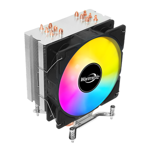Enfriador de CPU de Aluminio RGB con 6 Tubos de Calor, LED Completo, Rodamiento Fluido, 26dba Silencioso, 4 Pines PWM, Compatible con CPU LGA2011 - Product Image 2