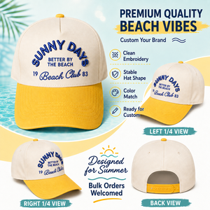 Casquettes <span class=keywords><strong>de</strong></span> plage Dymf personnalisées, bicolores, contrastées, style baseball, patchwork, coton, style décontracté, vente en gros - Product Image 2