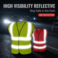 Chaleco de Seguridad Reflectante Multifuncional de Alta Visibilidad para la Industria de la Construcción