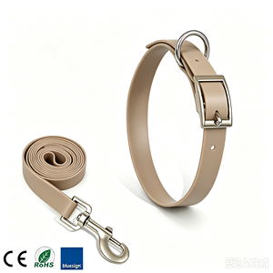 Laisse pour <span class=keywords><strong>chien</strong></span> en PVC personnalisée, résistante aux taches, en <span class=keywords><strong>Biothane</strong></span>, collier et laisse pour grands chiens - Product Image 3