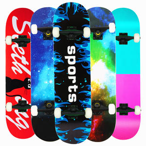 Skateboard Cruiser en bois d'érable personnalisé ZM3108, antidérapant, durable, pour adultes, enfants, adolescents, style tendance, origine Zhejiang - Product Image 3