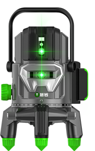 Nivel Láser Autonivelante Industrial de 2 Líneas Cruzadas Verdes, con Batería de Litio Recargable, Distancia de Trabajo de 30 Metros - Product Image 2