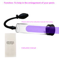 Pompe à Pénis Efficace Agrandissement Vide Extenseur de Dick Jouet Sexuel Homme Augmenter Longueur Élargisseur Entraînement Masculin Produit Érotique Adulte Sexy