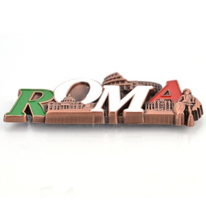 Aimants de réfrigérateur personnalisés en alliage de zinc, durables, avec logo sur mesure et impression typographique, souvenirs touristiques à prix abordable - Product Image 3