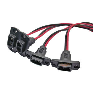 2 delik dikdörtgen güneş SAE güç soketi yanak bağlantı noktası konektörü SAE güç montaj kablosu için güneş jeneratörlü pil şarjı - Product Image 3