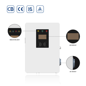 Cargador Rápido para Vehículos Eléctricos de 20kw 30kw 40kw CC, Estación de Carga Comercial Montada en la Pared, CCS1 CCS2 GBT OCPP1.6, Uso Público - Product Image 4