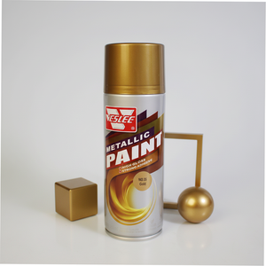 <span class=keywords><strong>Peinture</strong></span> en aérosol métallique dorée multicolores haute performance et écologique pour métal, bois, verre et plastique ABS - Product Image 1