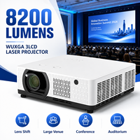 Projecteur laser 3LCD WUXGA 8200 lumens avec déplacement de l'objectif pour les grandes salles de conférence et auditoriums