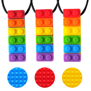 Collar Sensorial de Silicona para Niños, Juguete Novedoso y Divertido para Niños con Autismo, Mordedor para Bebés - Product Image 2