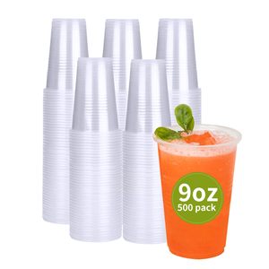 Gobelets en plastique transparent de 16 oz, gobelets jetables, gobelets pour café glacé, milkshake, boissons froides - Product Image 1