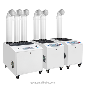 Humidificateur industriel à ultrasons portable, générateur de brume froide continue, humidificateurs industriels commerciaux avec roues pour usine - Product Image 1