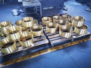 Kim loại hình thành tùy chỉnh thực hiện 14x5.5 inch chưa hoàn thành Brass bẫy trống cơ thể/buồng/Vỏ tấm kim loại chế tạo - Product Image 2