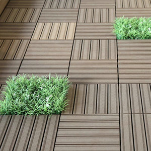 Nuevo diseño al aire libre WPC Watertight Decking No Gap Terraza Balcón Suelo compuesto Suelo de ingeniería - Product Image 5