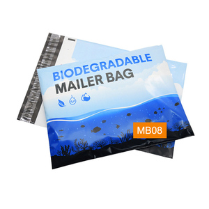 100% Nhỏ Màu Đen In Compostable Dụng Logo Tinh Bột Ngô Ngô Sáng Bóng Nhỏ Màu Đen Xox Tùy Chỉnh Chuyển Phát Nhanh Phân Hủy Sinh Học Gửi Thư Túi - Product Image 1