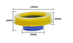 Anillo de cera extra grueso de doble capa con brida 245 gAnillo de cera para baño Aplicación Sellador de plomería para inodoro - Product Image 2