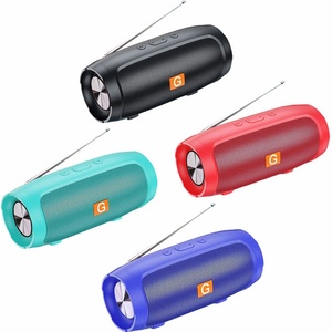 J007FM 5.0 6W Çift Hoparlörlü Subwoofer, Dahili Mikrofonlu, Pil Güçlü, Dış Mekan, Ev ve Araç Kullanımı için - Product Image 1