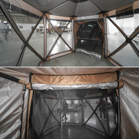 Équipement d'extérieur Portable pliable connectable hayon auvent Camping voiture tente arrière Suv Van auvent tente pour le camping