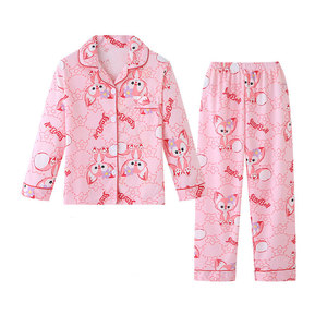 Vente en gros Vêtements de nuit dessin animé mignon Ensemble <span class=keywords><strong>pyjama</strong></span> à manches longues Filles Dames Enfants Doux <span class=keywords><strong>Chaud</strong></span> Vêtements pour la maison Pyjamas - Product Image 1
