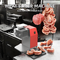 Nouvelle machine automatique de découpe de viande pour restaurant et boucherie, en acier inoxydable, lames amovibles, pour trancher et déchiqueter la viande fraîche