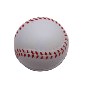 Balle anti-stress en mousse de polyuréthane (PU) haute densité pour le baseball et le cricket, jouet souple d'entraînement pour enfants - Product Image 1