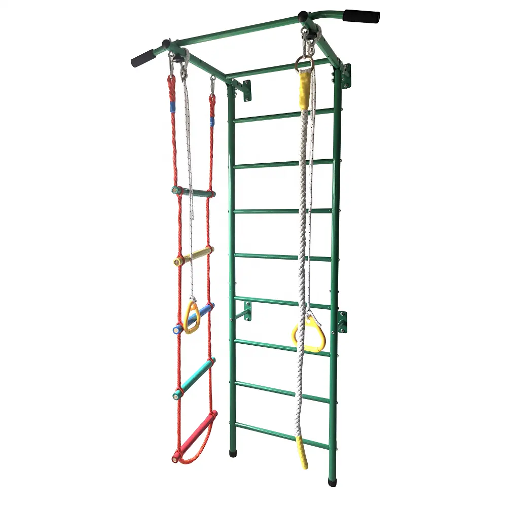 Beste Thuis Speeltuin Klimnetten Touw Ladder Ninja Krijger Voor Kinderen Indoor Jungle Gym Sporten