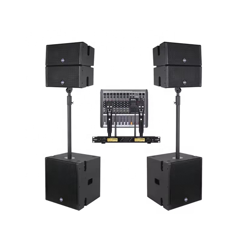 Morin độ trung thực cao Modular dòng mảng Loa 2400W điện có thể điều chỉnh reverb Neodymium trình điều khiển cho các bên và Live biểu diễn