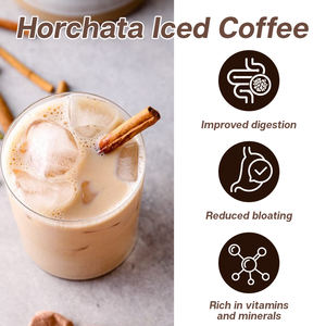 OEM keto anında arabica kahve doğal vanilya tarçın tozu Horchata buzlu kahve - Product Image 3