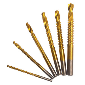 Yunbei Yb Spiral Drill Bits 3-8mm Alloy Round Shank For Woodworking <b>Masonry</b> Cutting Tools - Product Image 1
