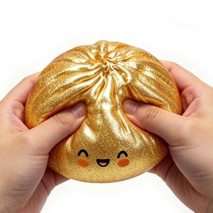 <b>Cute</b> <b>Bear</b> Pattern Eco-Friendly Stress-Relief Steamed Buns with Inside-Squeezable Bouncy Venting Design HDF & MDF Material - Product Image 2
