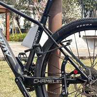 Candado de Cable para Bicicleta de Longitud Ajustable Premium con Mecanismo de Contraseña de 4 Dígitos y Cuerpo Ligero de Aleación de Aluminio