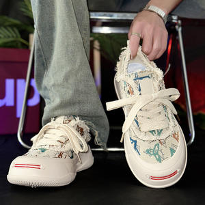 Zapatos Casuales de Skate para Hombre, Transpirables, con Plataforma, de Lona, Modernos, para Primavera/Verano - Product Image 3