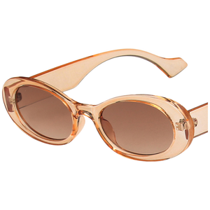 Lunettes de soleil ovales roses, nouveau style rétro europé<span class=keywords><strong>en</strong></span> et américain, pour le street style et les célébrités d'Internet, tendance solaire - Product Image 6