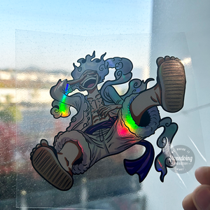 UV Chống Lại Ngoài Trời Bạc Cầu Vồng Đầy Màu Sắc Laser 3 D Ba Chiều Chết Cắt Dán Biểu Tượng Không Thấm Nước PVC Tùy Chỉnh Ba Chiều <span class=keywords><strong>Sticker</strong></span> - Product Image 6