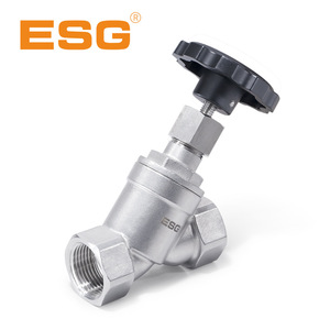 วาล์วหยุดแบบ Y สแตนเลส ESG ขนาด 1 นิ้ว แบบปรับมุมด้วยมือ ทนต่อการกัดกร่อนที่อุณหภูมิสูง - Product Image 4