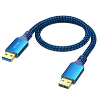 Cable USB 3.0 a Micro B de 5 Gbps para Carga Rápida de Datos para Disco Duro, Teléfono Inteligente, Tableta, 0.3M 5M, Trenzado de Aluminio