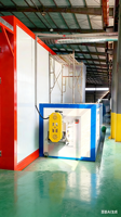 Ligne de peinture en poudre continue personnalisée, système de four de cuisson à économie d'énergie pour la finition des pièces métalliques et des meubles en acier