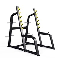 ASM-B1065 Rack de Squat Multifonctionnel avec Guidage pour Squats, Presse à Bench et Hack Squat, Équipement de Fitness Sportif ASM Fitness pour Salle de Sport