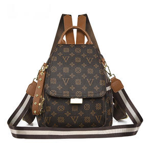 Venta al por Mayor Directa de Fábrica, Bolsa de Gran Capacidad para Mujer, Bolsa de Cuero Estampada para Mujer, Bolsos de Moda para Mujer, Mochila - Product Image 2