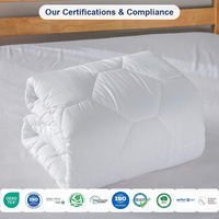 Queen-Bett-Schutzauflage 8-21 Zoll Tiefe Taschenlänge Ultra Weiche Atmungsaktive Gesteppte Mikrofaser-Spannbettlaken für Wohnheim, Zuhause, Hotel - Weiß