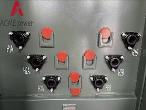 Transformateur de surtension triphasé sur socle Acme Power personnalisé 5000 KVA, certifié UL, pour <span class=keywords><strong>distribution</strong></span> haute tension dans les centres de données - Product Image 6