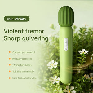 Novo Produto <span class=keywords><strong>2026</strong></span>: Vibrador Feminino com 12 Frequências de Vibração, Aparência de Cacto, Material de Silicone, Recarregável via USB, Brinquedos Sexuais - Product Image 1