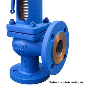 1. Válvula de seguridad de sobrepresión para caldera SV607DS 901/902 de acero fundido con brida de resorte directo DN65 para alta temperatura - Product Image 3